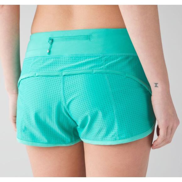 Lululemon Speed Short (Mesh) Color Bali Breeze Size 6 - Picture 1 of 7